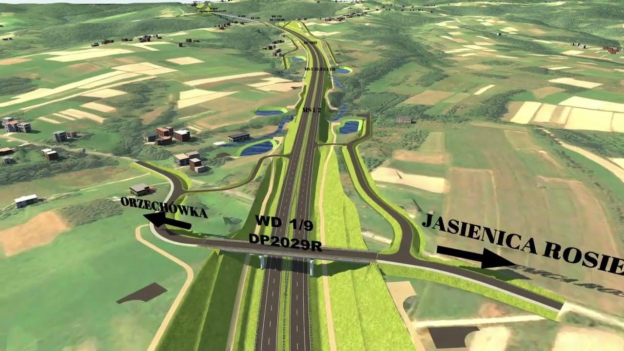 Wizualizacja S19 (Via Carpatia) Domaradz - Iskrzynia/Krosno (07/2020)