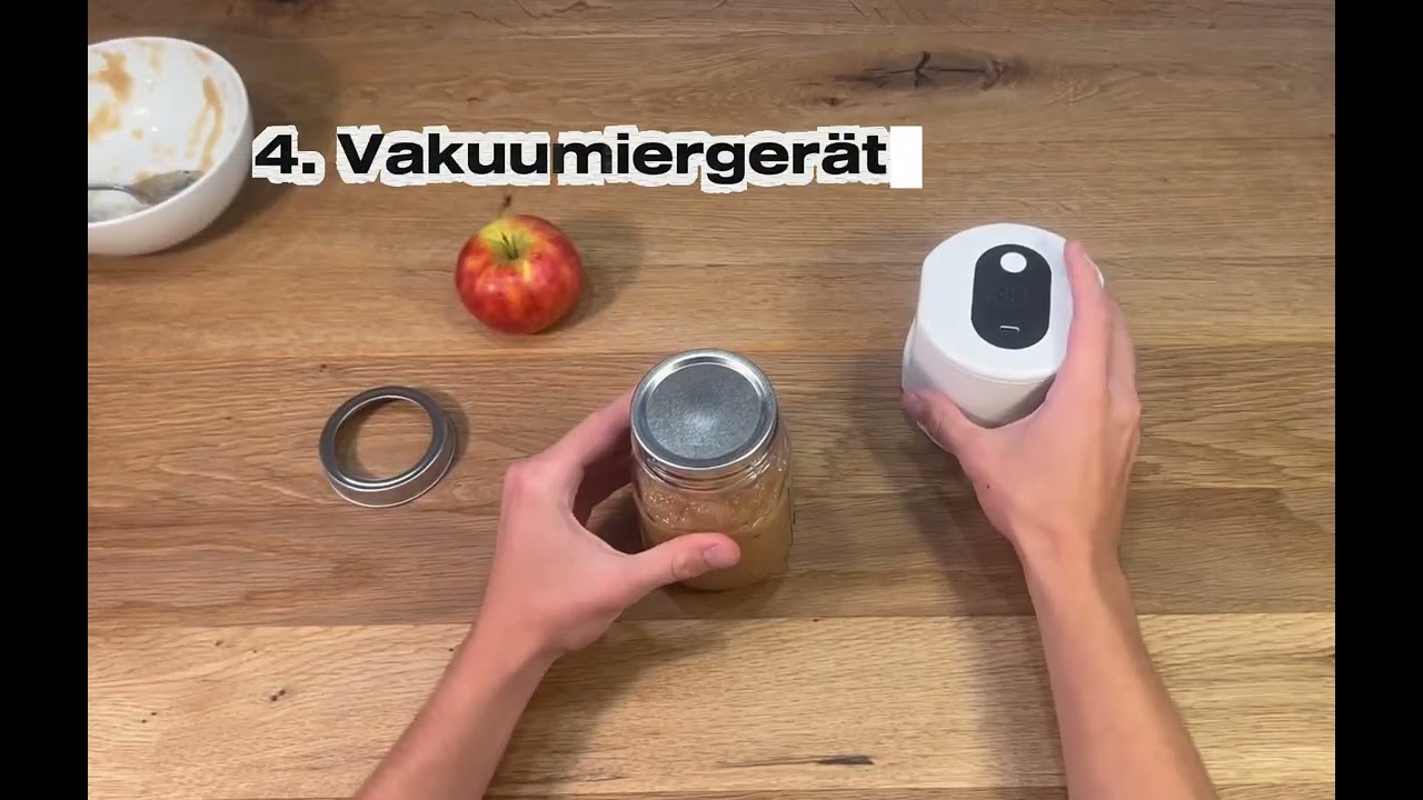 Anleitungsvideo Ecovac Einmachglas
