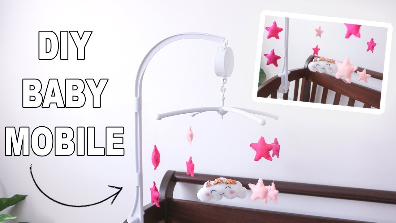 DIY Baby Mobile That Spins - Under $20 | Jenelle Nicole