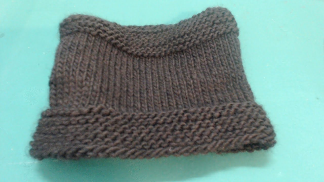 Tutorial: Collo ai ferri circolari, maglia legaccio e maglia rasata ai ferri circolari