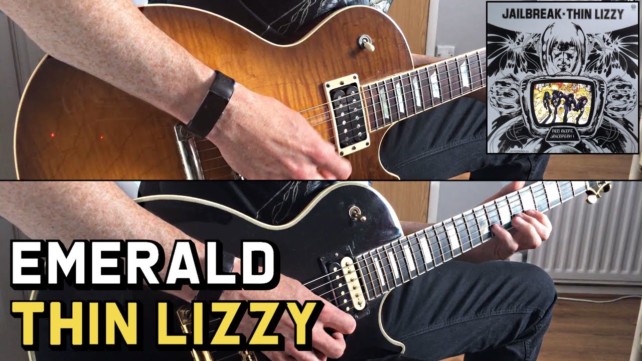 Thin Lizzy - Emerald (Guitar Solo & Harmony) Cover