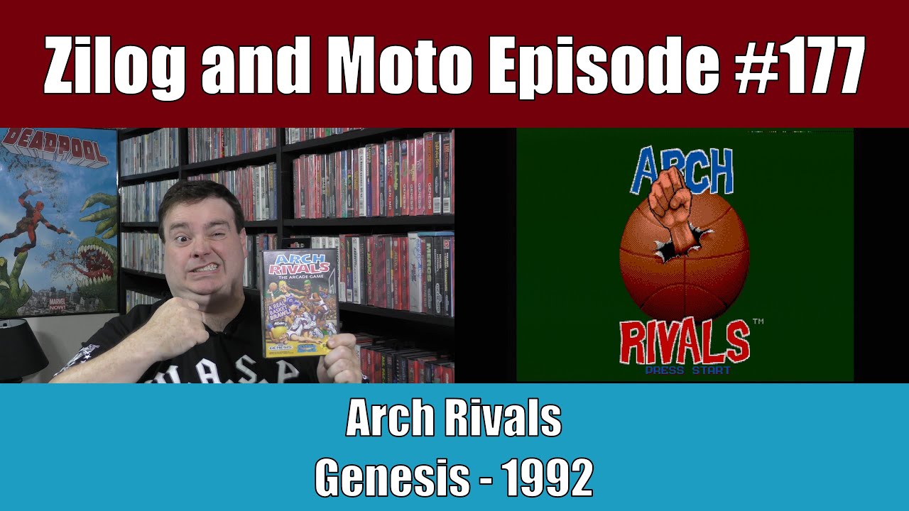 Arch Rivals (Sega Genesis) - Zilog and Moto #177