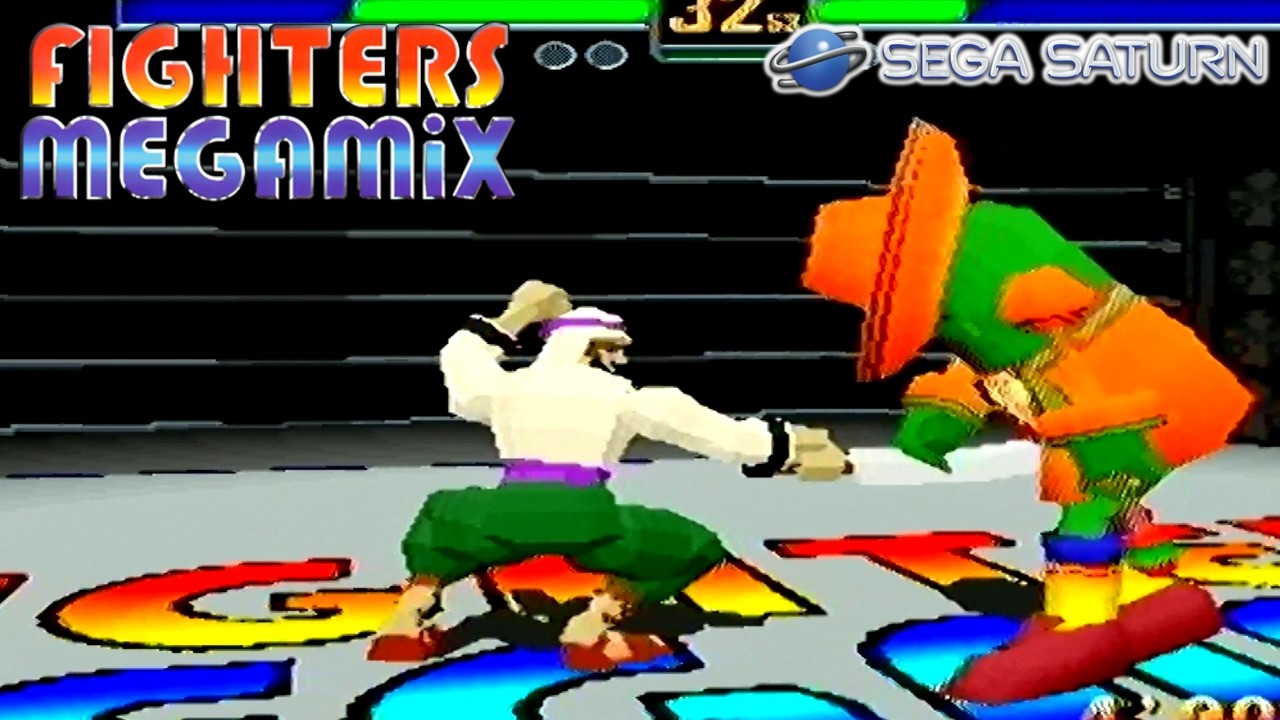 Fighters Megamix playthrough (SEGA Saturn) (1CC)