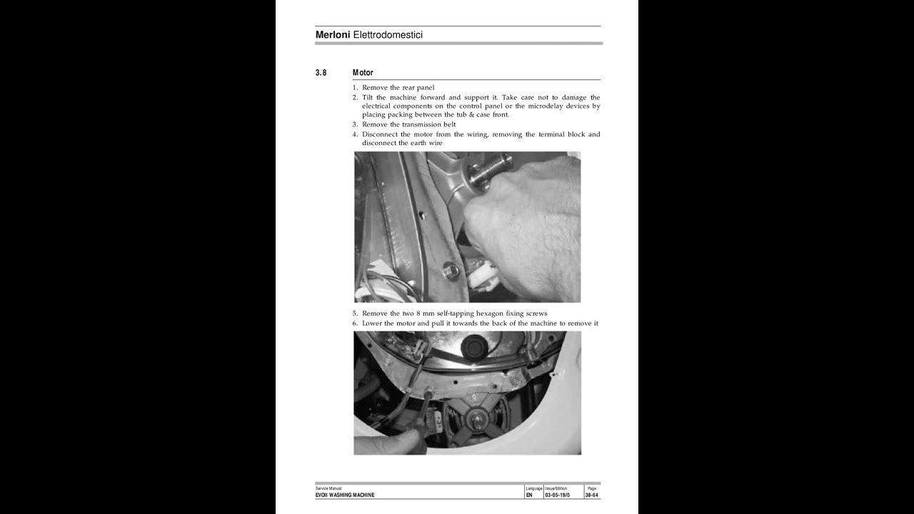 MERLONI SERVICE MANUAL