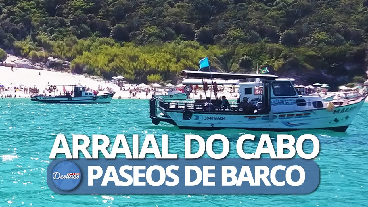 ARRAIAL DO CABO. TODO SOBRE SUS PASEOS DE BARCO 🛥️ precios, recorridos, consejos para Arraial.