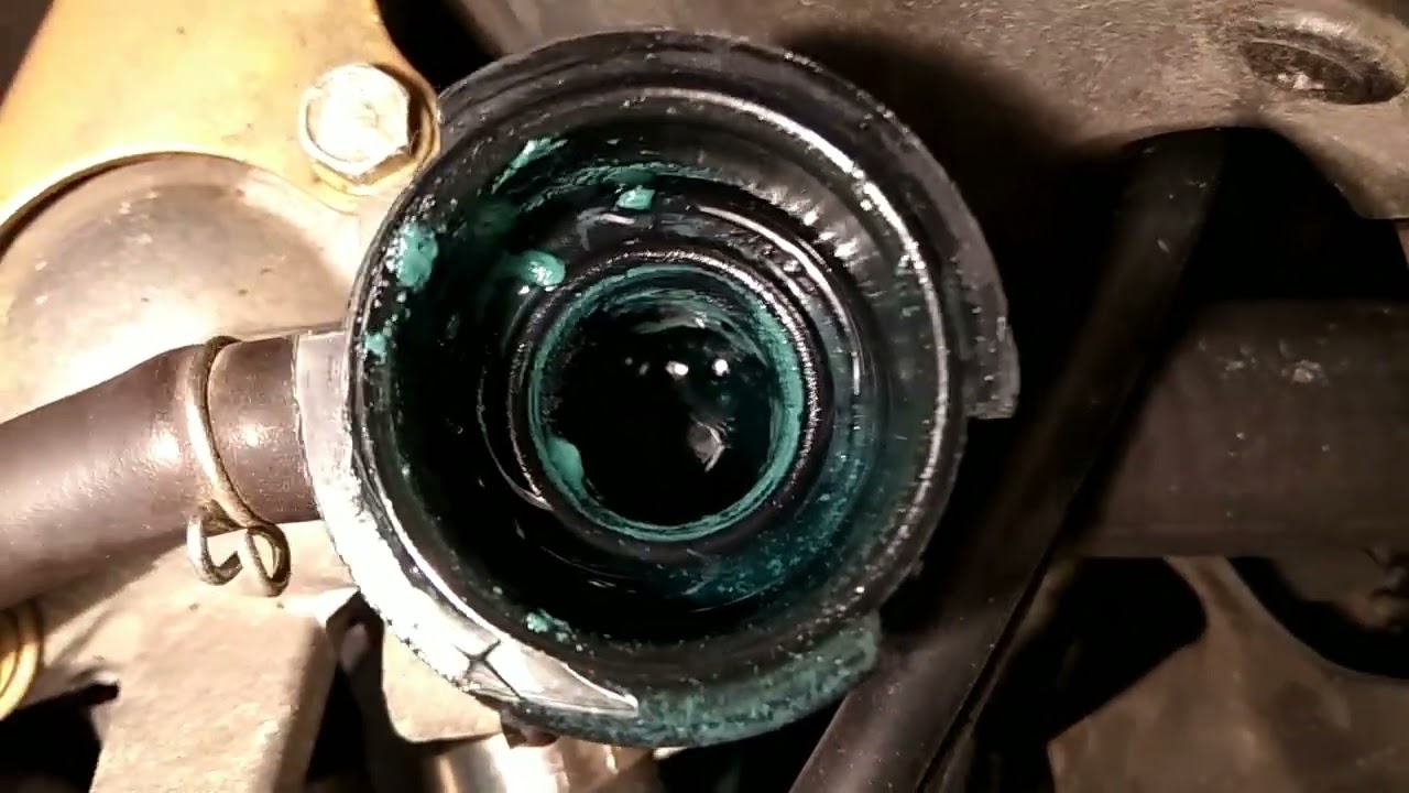 Хонда сб 500, отложения в системе охлаждения