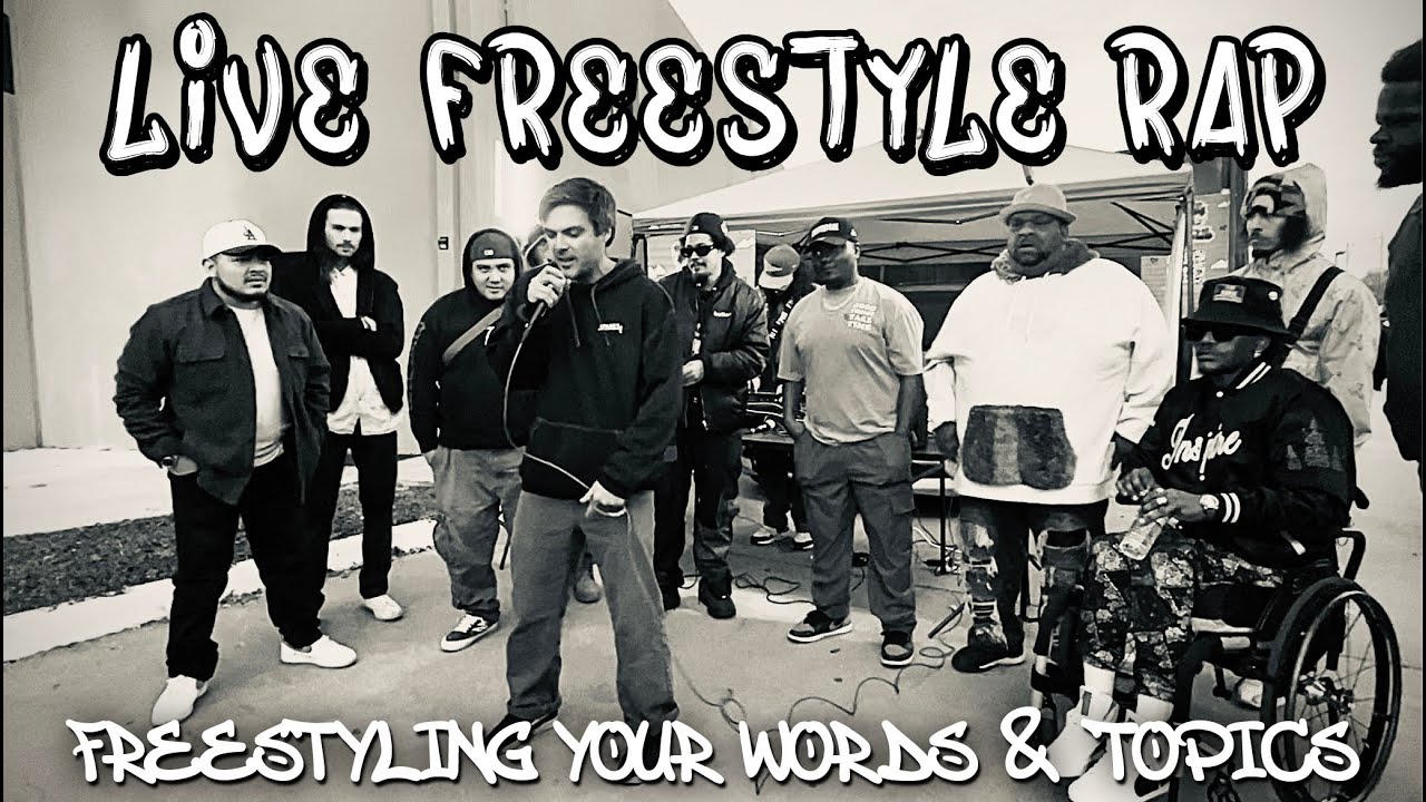 LIVE FREESTYLE RAP - Freestyling your words & topics!