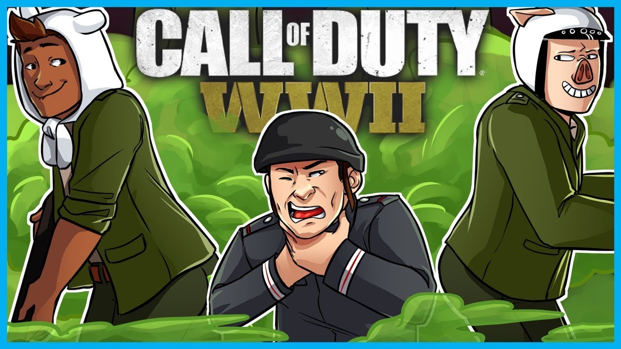Call of Duty: World War II Funny Moments! - Fart Gas Killcam, Gustav Cannon Trickshot, & RAGE! (WW2)