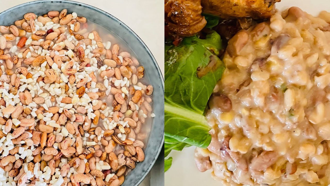 Creamy Samp and Beans 🫘 | How To Prepare Samp and Beans / #creamysamp #creamedcorn