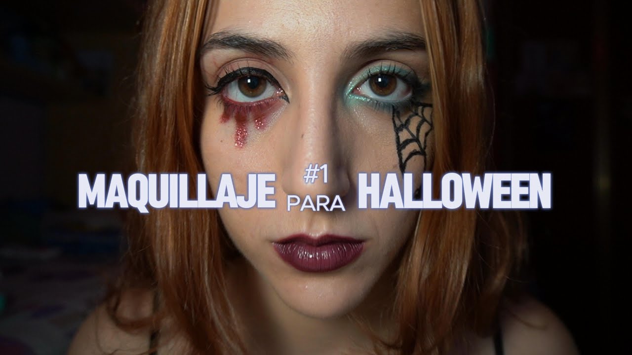 IDEAS de MAKE UP para HALLOWEEN | fácil y rápido