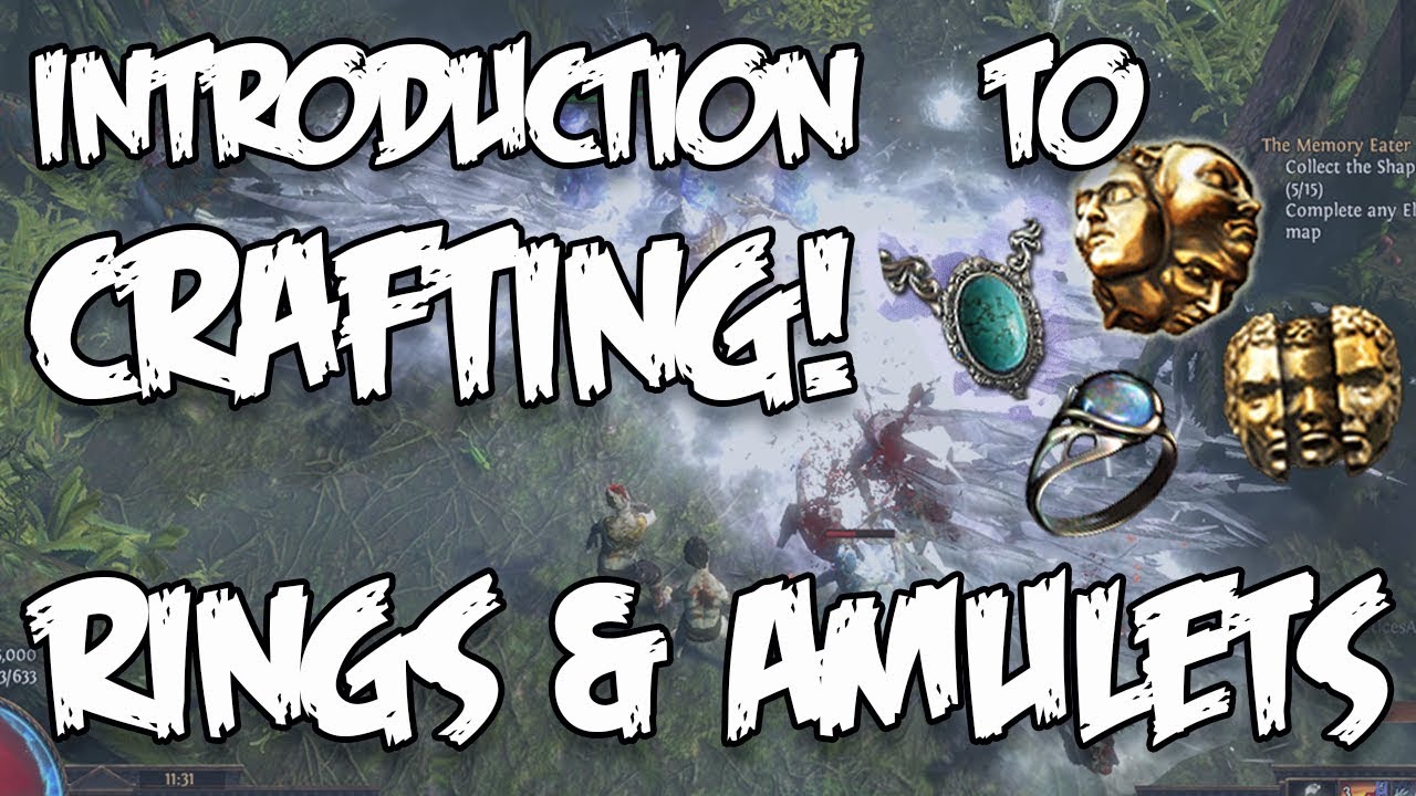 Path of Exile - Crafting 101 - Rings and Amulets! MAKE MORE CURRENCY!