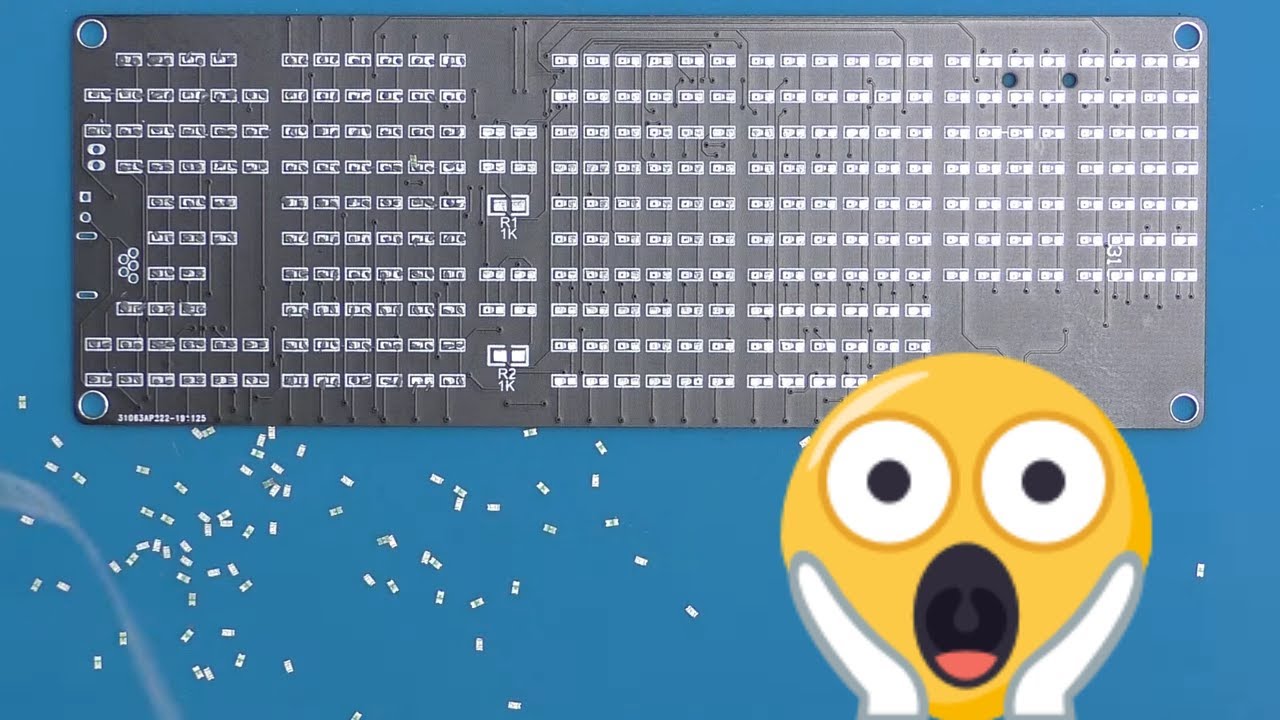 🦖≈300 LED НЕ ПАЯЛ ТАКОГО😲 ЛУЧШИЙ KIT DIY МНОГО МЕЛКИХ SMD ПАЯЕМ НИЖНИМ ПОДОГРЕВОМ ЗАРАБОТАЕТ ДА НЕТ?