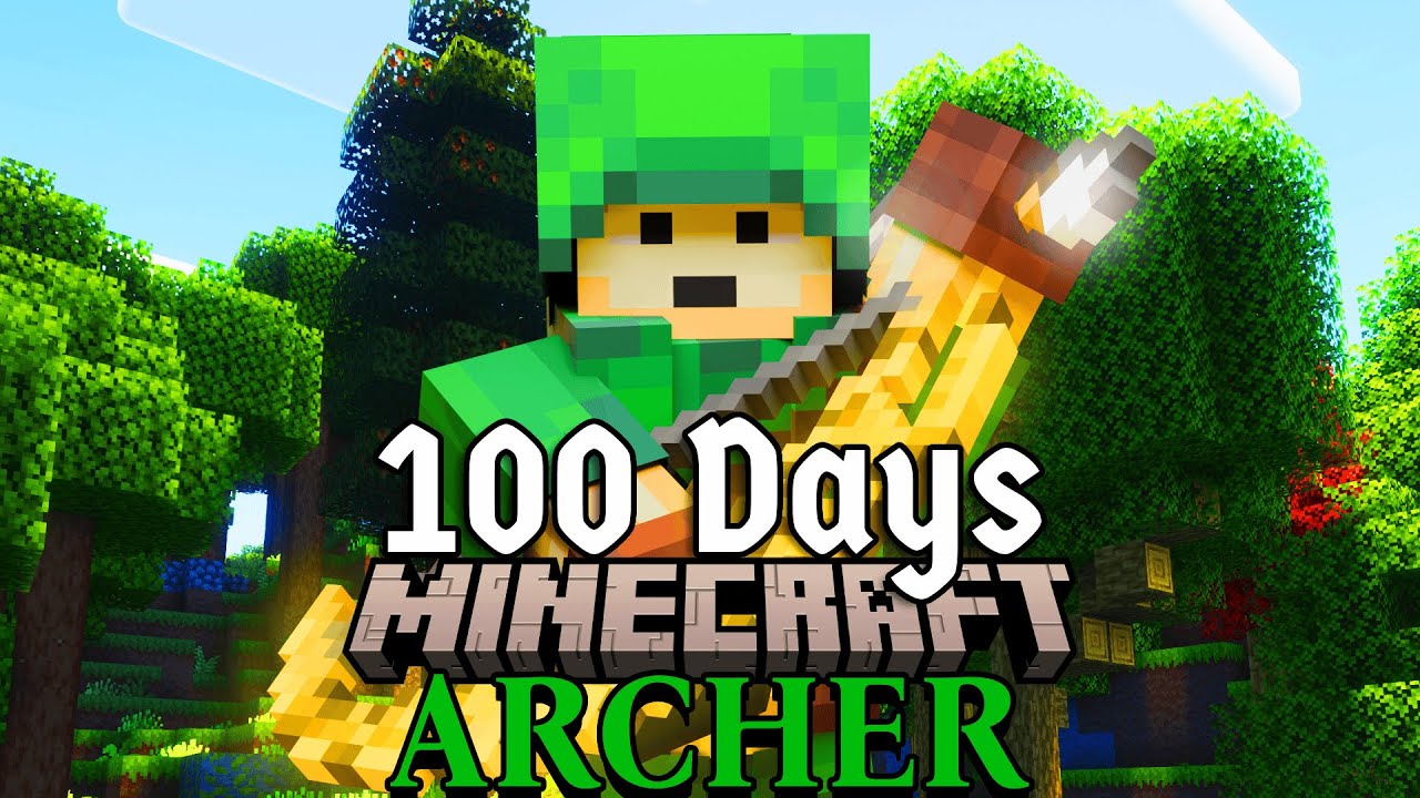 I Survived 100 Days as an Archer in Prominence Minecraft…
