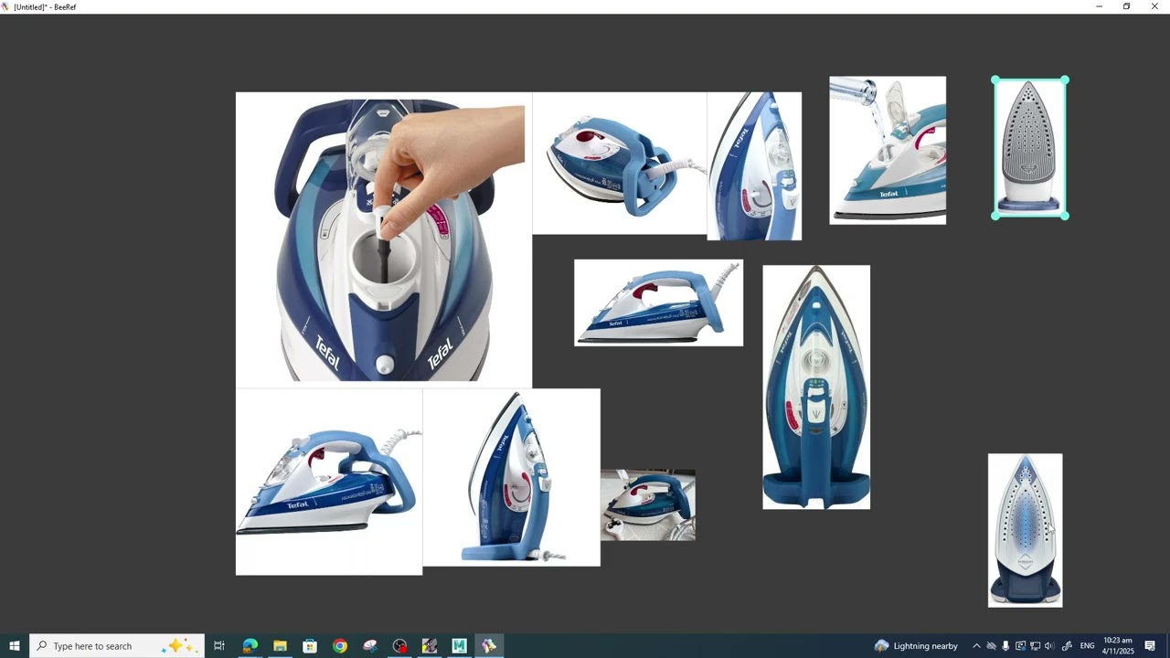 WK5 - Modeling Demonstration Tefal Iron Modeling Process Part 1
