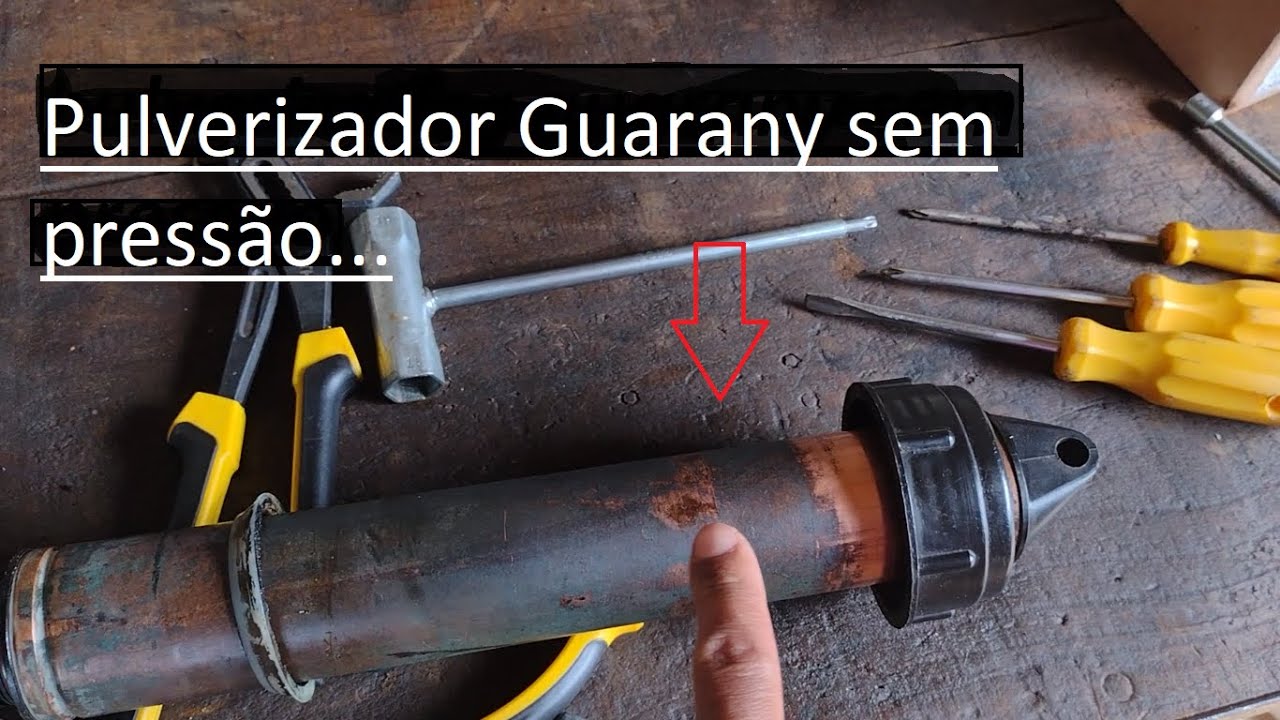 Pulverizador Guarany sem pressão, como resolver ...