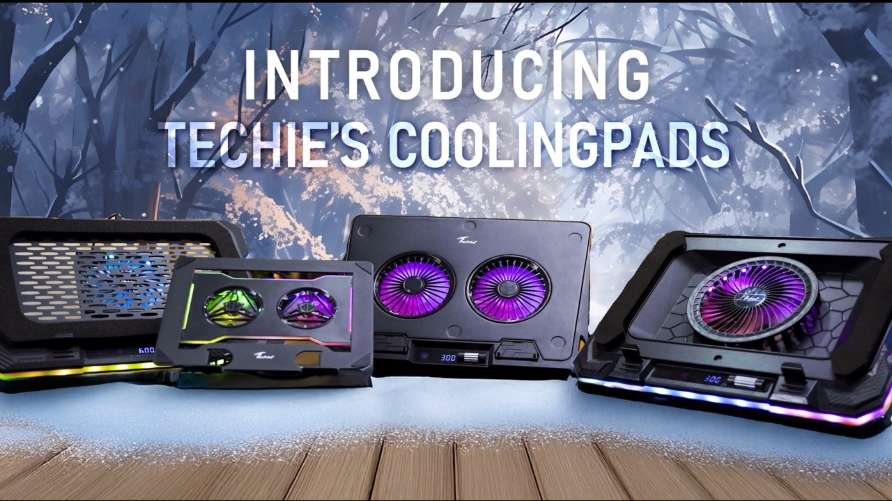 Introducing Techie's Cooling Pad Lineup &mdash; Stay Cool, Game Hard