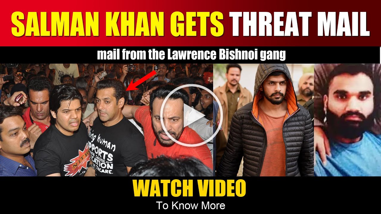 Salman Khan Gets Threat Mail From Lawrence Bishnoi Gang