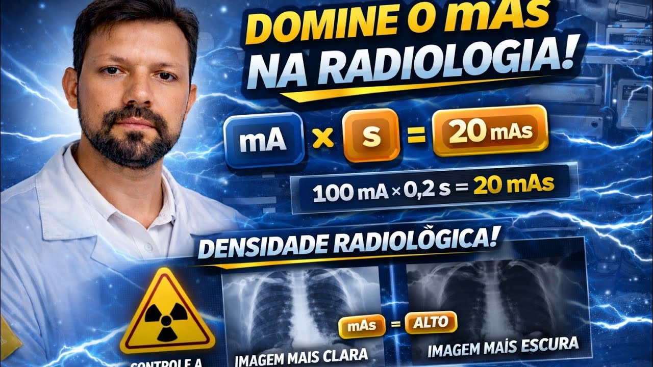 mAs (MILIAMPERAGEM POR SEGUNDO) NA RADIOLOGIA, APRENDA CALCULAR PARA EXECUTAR NOS EXAMES DE RAIO-X. 
