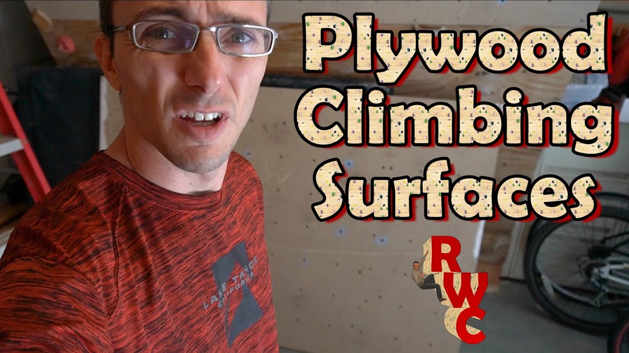 Climbing Surfaces Installation  -  Freestanding Home Climbing Wall Build Episode 6