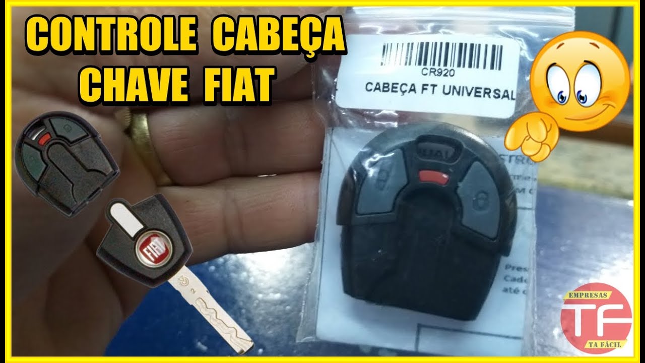 Controle cabeça de chave Fiat universal , alarmes FKS ,WR , Sistec , Defender Tech e outros.