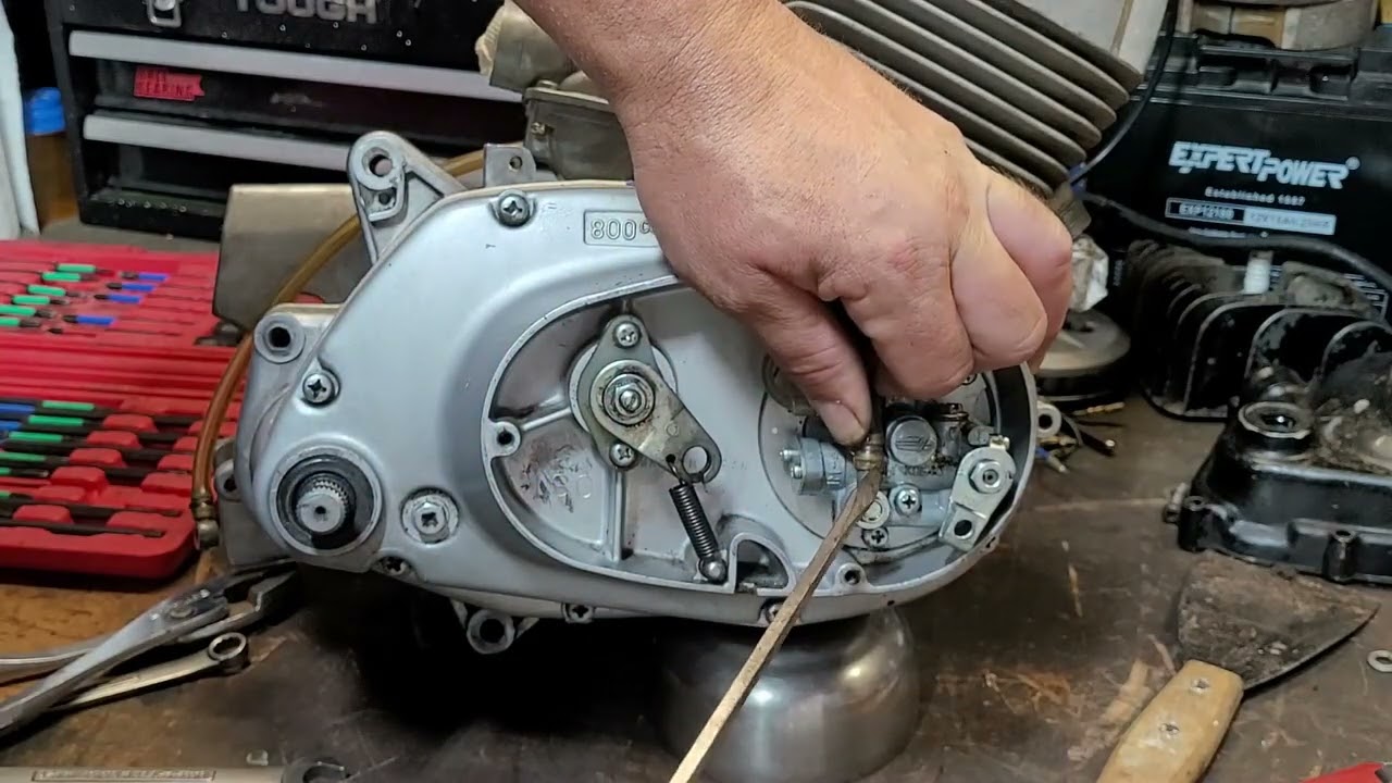 Working on Marks Suzuki TC120 part 1