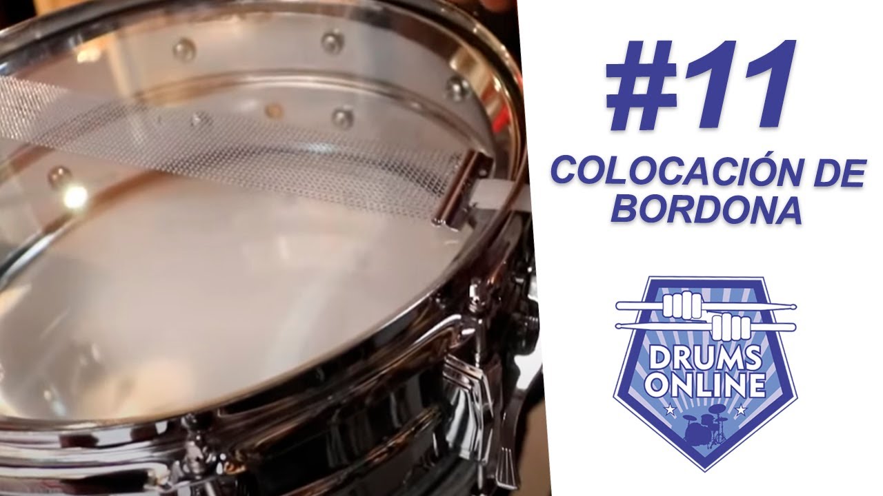 #DrumsonlineTips 11: ¿CÓMO colocar una BORDONA?