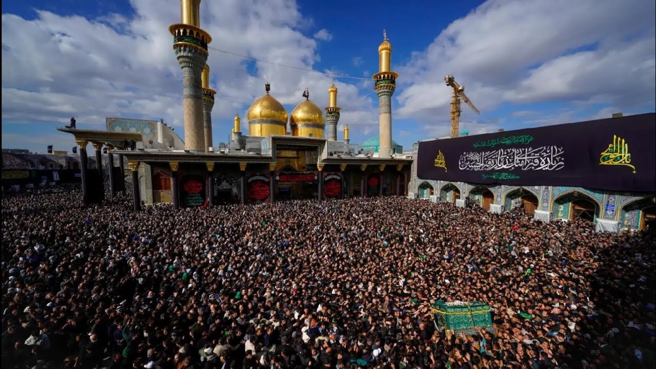 هذا الفيديو بخدمه موسى بن جعفر عليه السلام بشارع المشايه