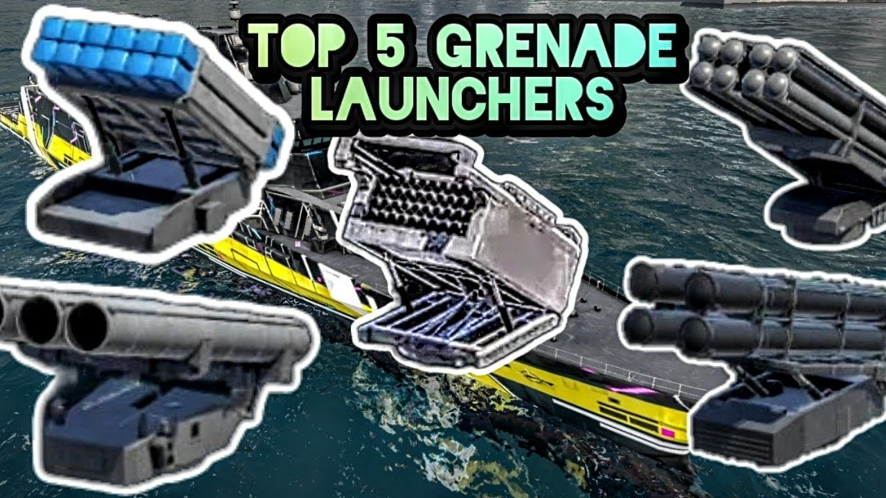 Top 5 grenade launchers 🔥👌 Which is the best?#modernwarships #shortvideo #battleship #gaming 