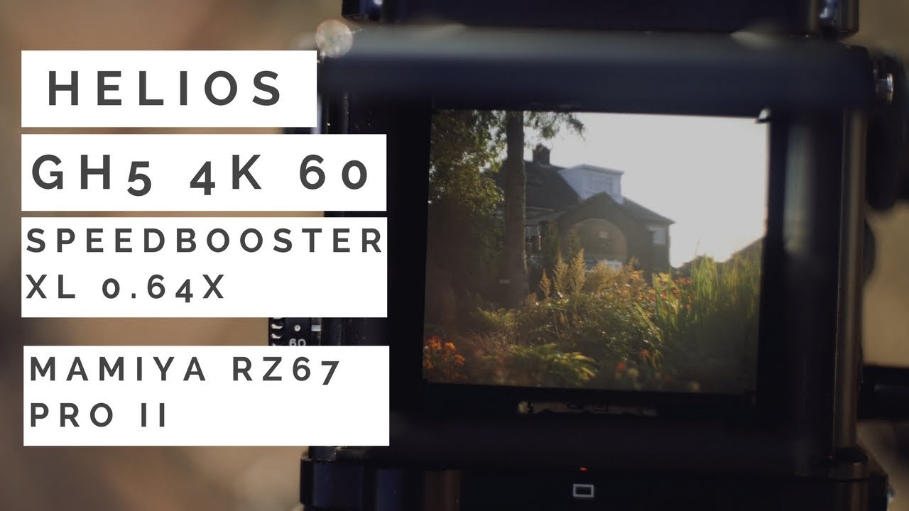 GH5 - Helios 44-2 - Metabones Speed Booster XL - 4K TEST Mamiya RZ67