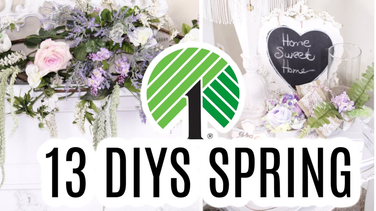 🌸13 DIY~ SPRING Cottage Chic ~Dollar Tree DECOR CRAFTS 🌸Episode 16 Olivias Romantic Home