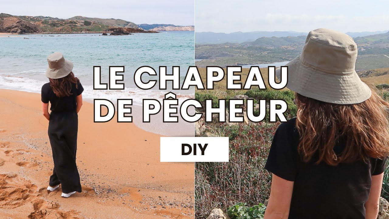 Coudre un chapeau de pêcheur style bob | DIY | Couture débutant ~ PATRON GRATUIT