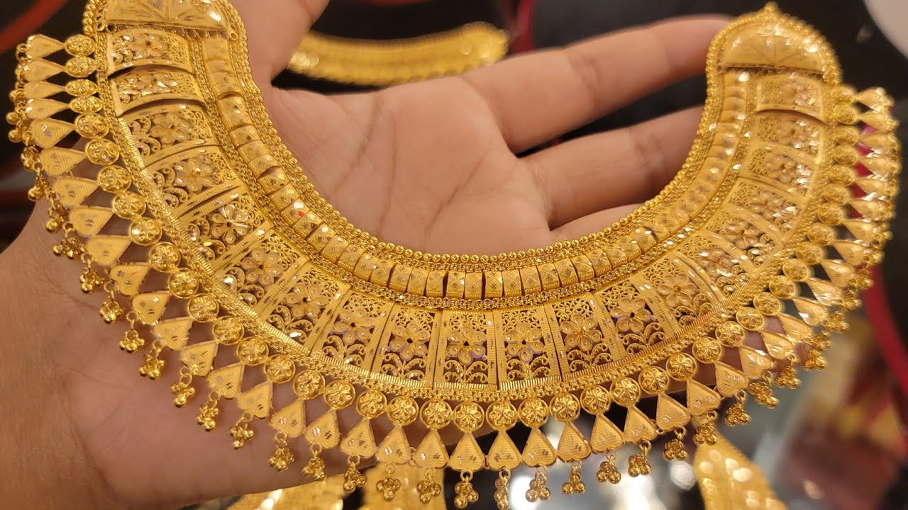 সোনার মানতুরা ২১ ক্যারেট নেকলেস/gold necklace