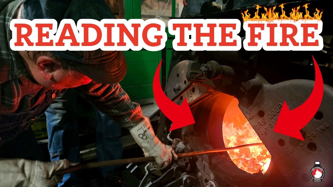 Reading The Fire In A Full Size Steam Locomotive - Tour Of The Cab Part 2
