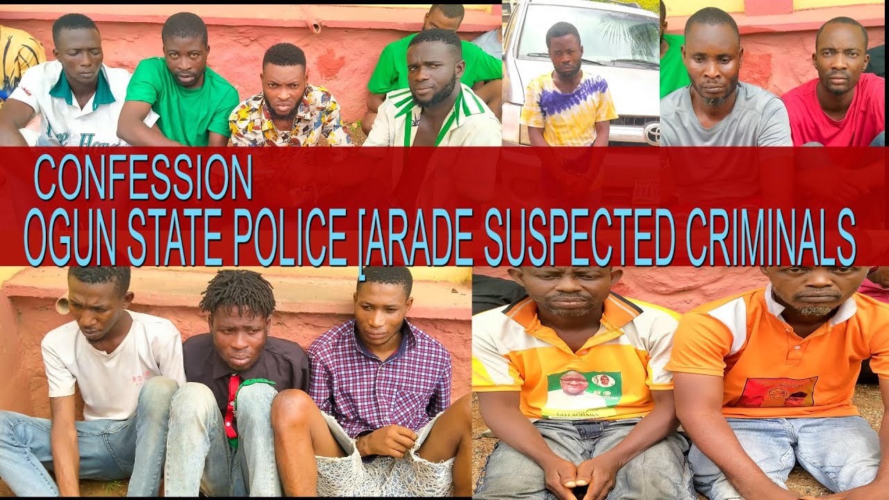 {CONFESSION} OGUN STATE POLICE PARADE SUSPECTED CRIMINAL IN ABEOKUTA VOL.2