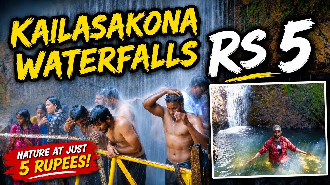 Kailasakona Waterfalls | Konai Falls | Best Waterfalls ever | Falls near Chennai