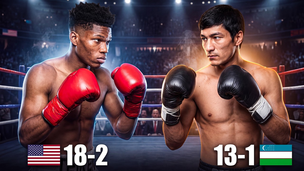 Cudowny KO! Raymond Ford  vs Otabek Kholmatov  | Najważniejsze momenty walki bokserskiej | KO