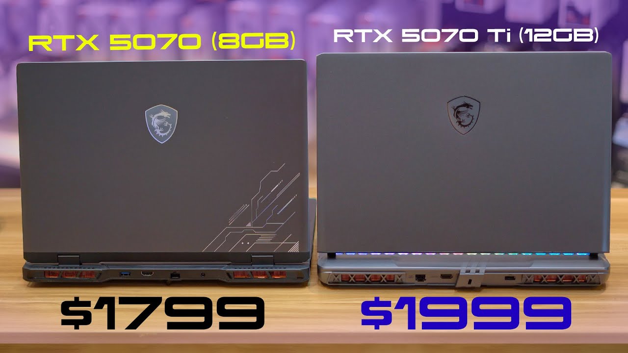 គួរជ្រើសរើសយក RTX 5070 ឬ 5070 Ti ទៅ? | MSI Vector 16 HX AI និង MSI Crosshair 16 HX AI