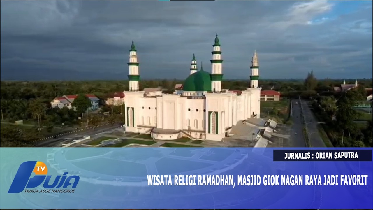 Wisata Religi Ramadhan, Masjid Giok Nagan Raya Jadi Favorit