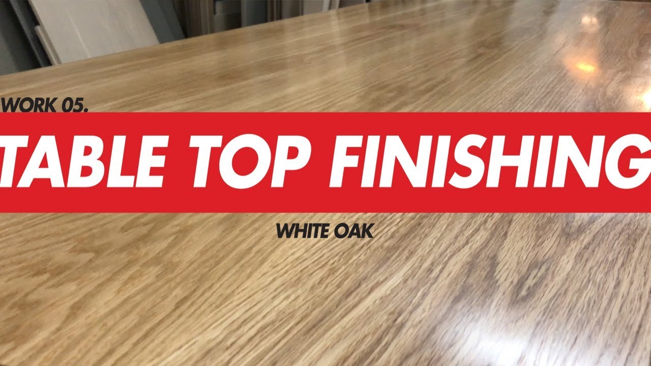W05_Making Oak tabletop / 화이트오크 상판 만들기