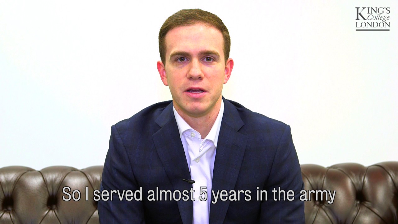Edmund from USA says what attracted him to study War Studies