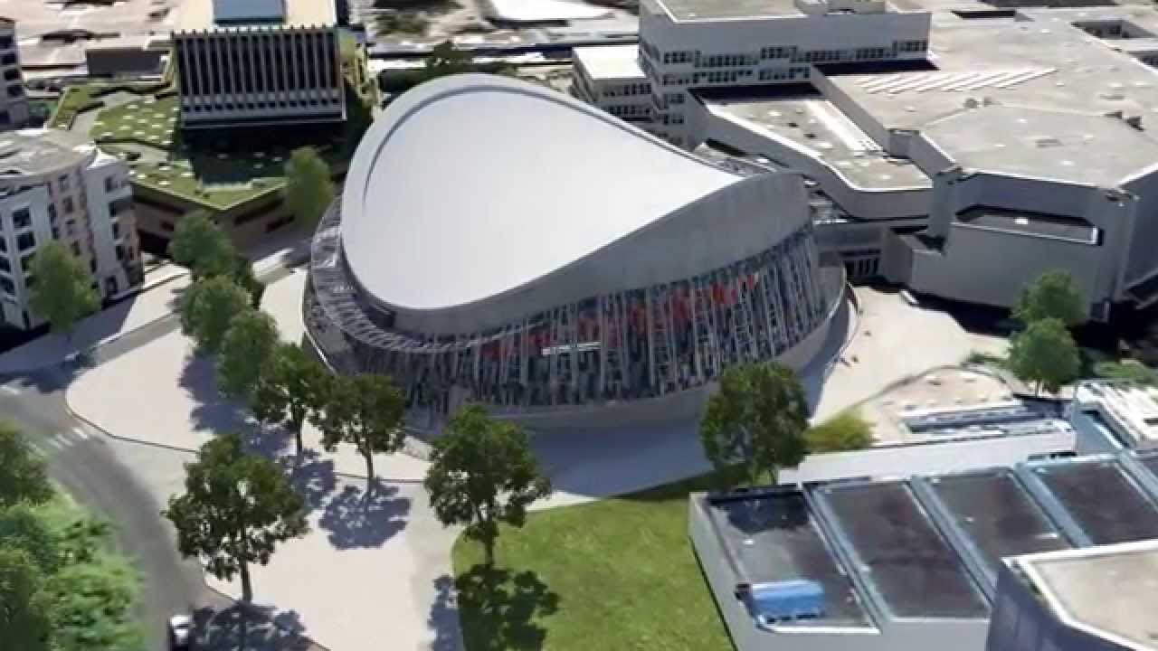 Les futures Arènes de l'Agora (Evry)