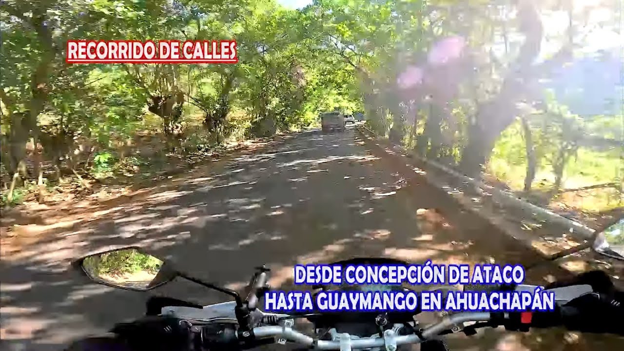 Hermosa Ruta de Montañas entre Concepción de Ataco y Jujutla en Ahuachapan, EL SALVADOR 2033