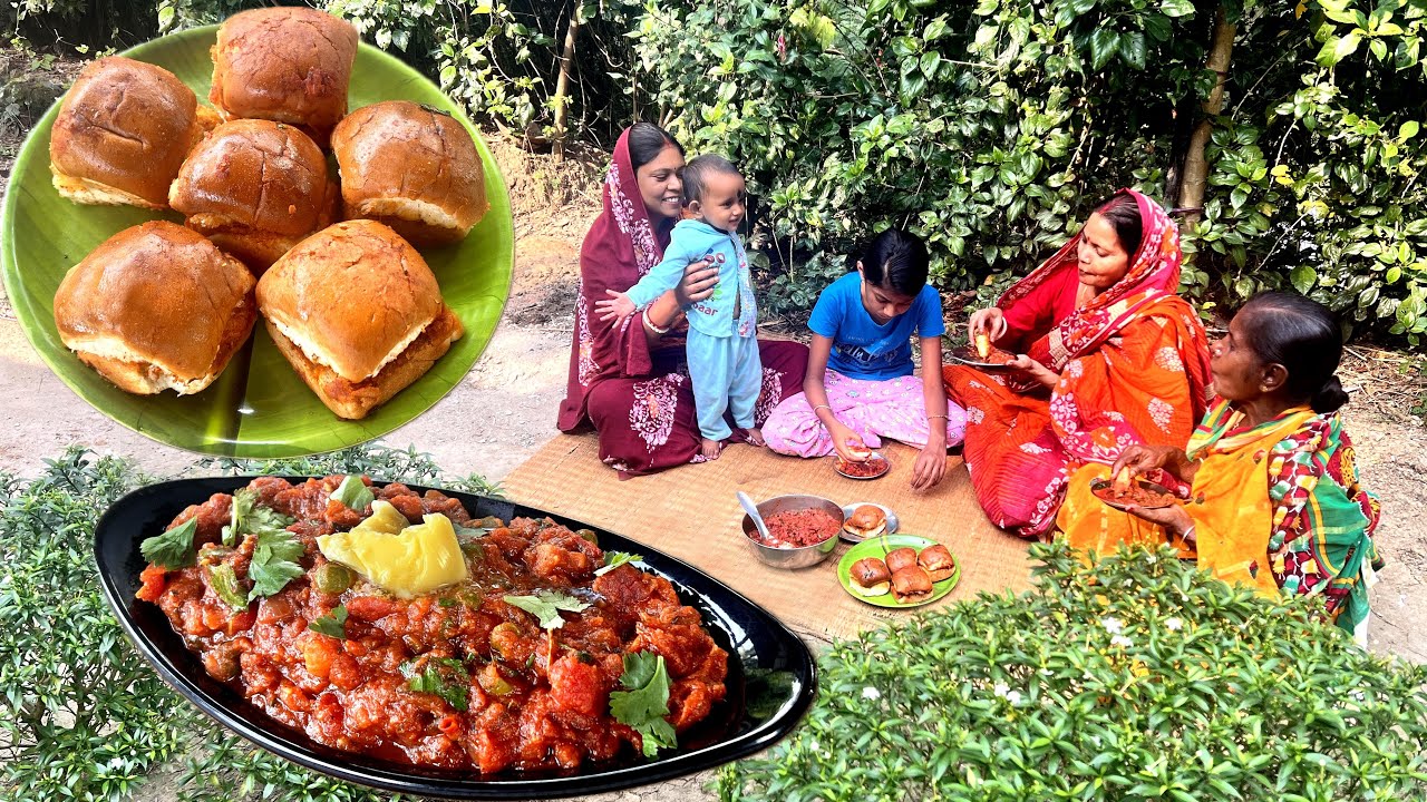 এবছরের শীতে আরো একবার বিখ্যাত স্ট্রিট ফুড পাওভাজি / How to make famous street food Pav Bhaji