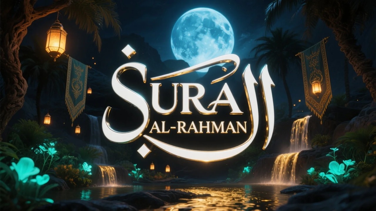 Surah Ar Rahman سورة الرحمن | قرآن مهدئ يريح القلب ويصفّي الذهن | #تلاوة_هادئة