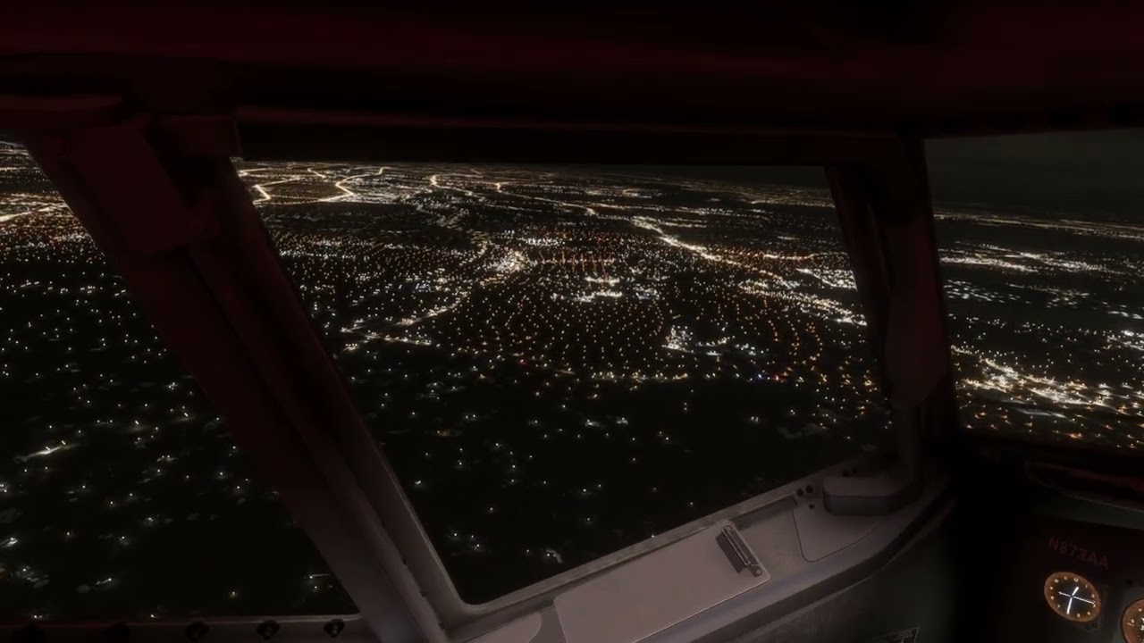 Flight Simulator 2024: American Airlines Boeing 727-200 ILS Precision Approach Runway 22L at KJFK