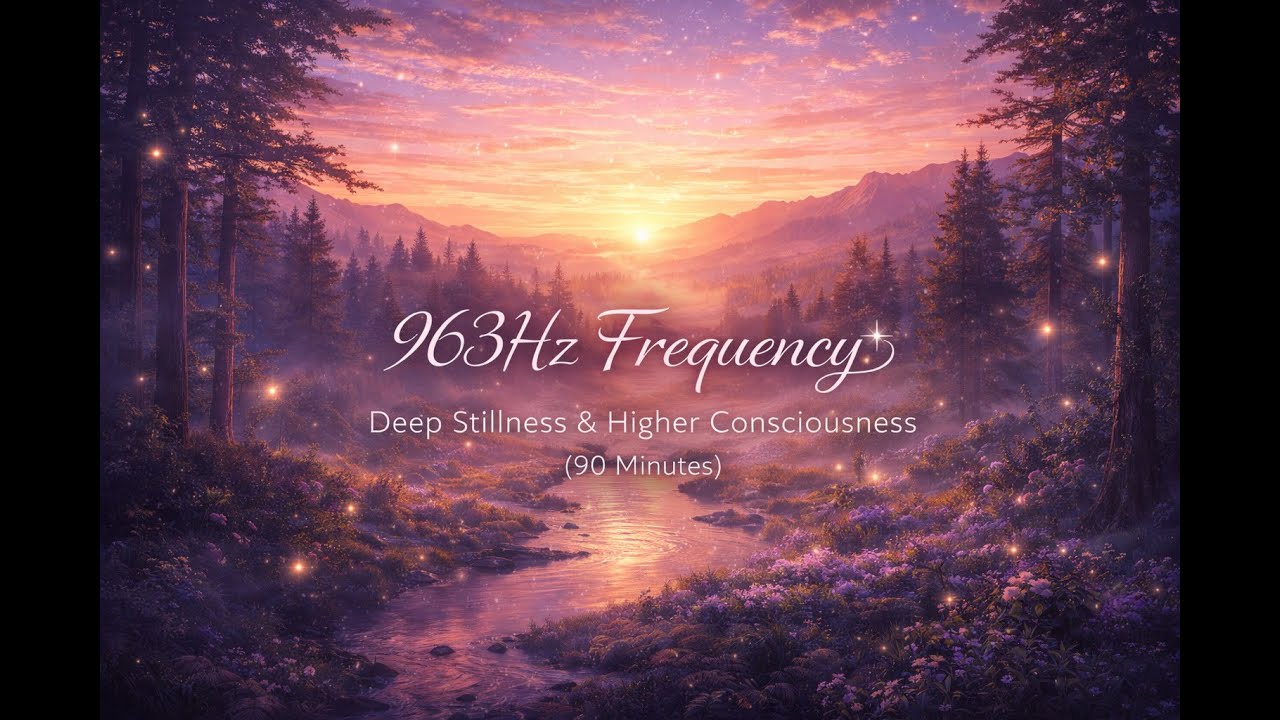 963Hz Frequency | Crown Chakra Meditation (90 Minutes)