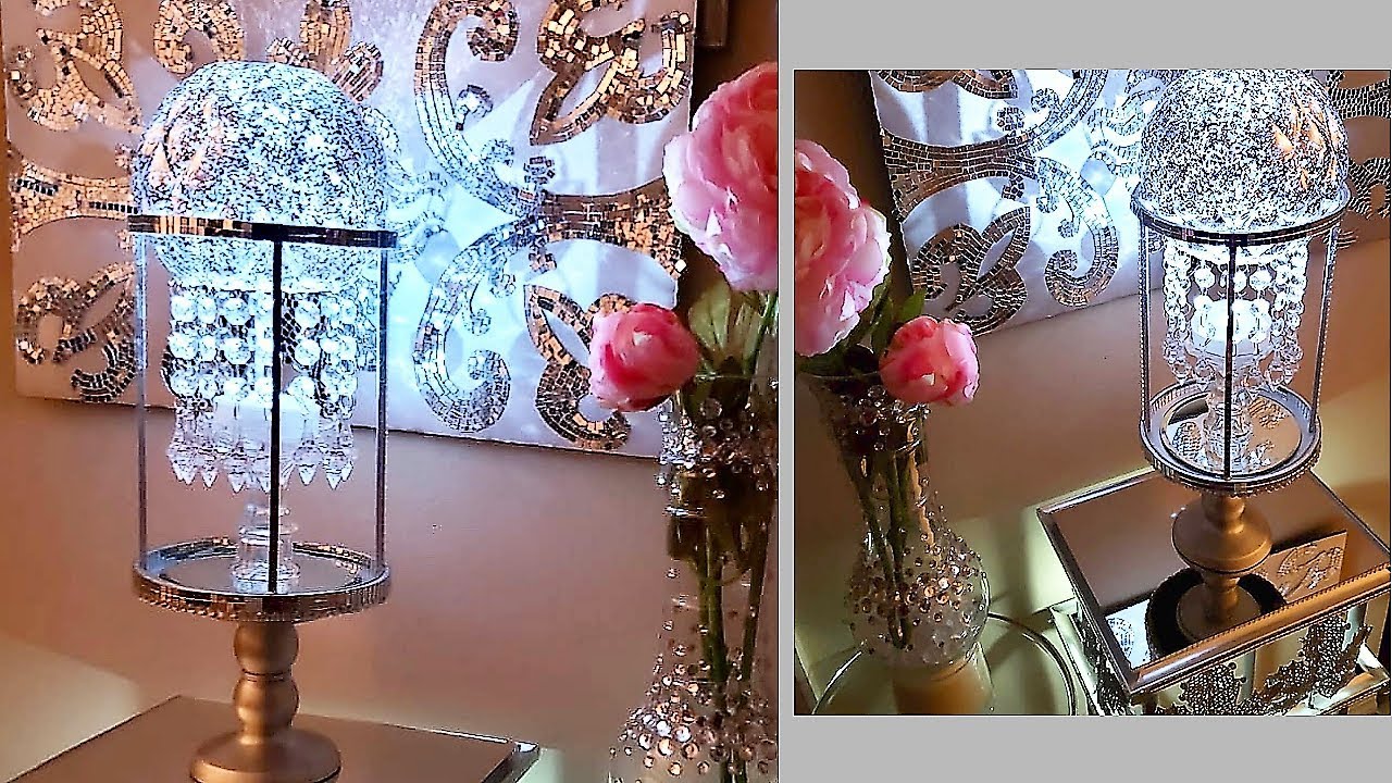 Diy Elegant Crystal  Lighting| Simple, Quick and Inexpensive Home Decor Essentials!