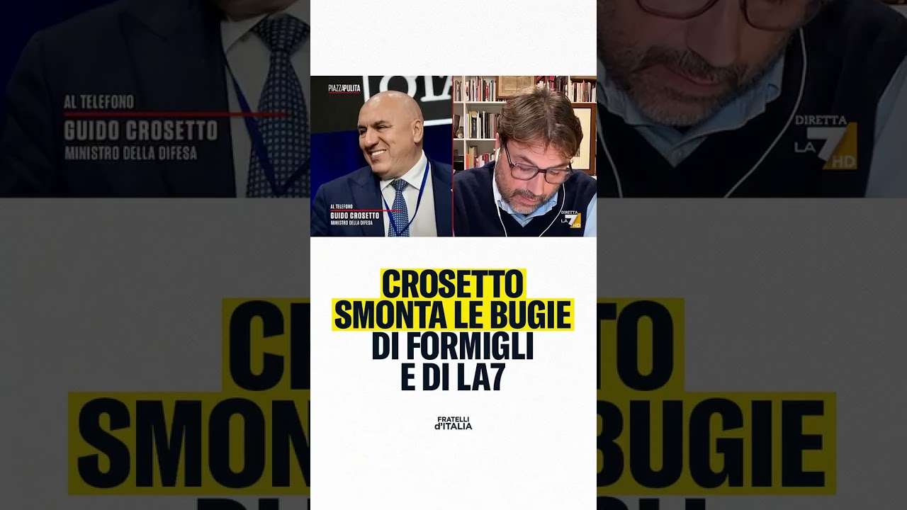 &ldquo;La politica &egrave; responsabilit&agrave;&rdquo;: il Ministro Crosetto non lo ha solo detto, lo ha dimostrato.