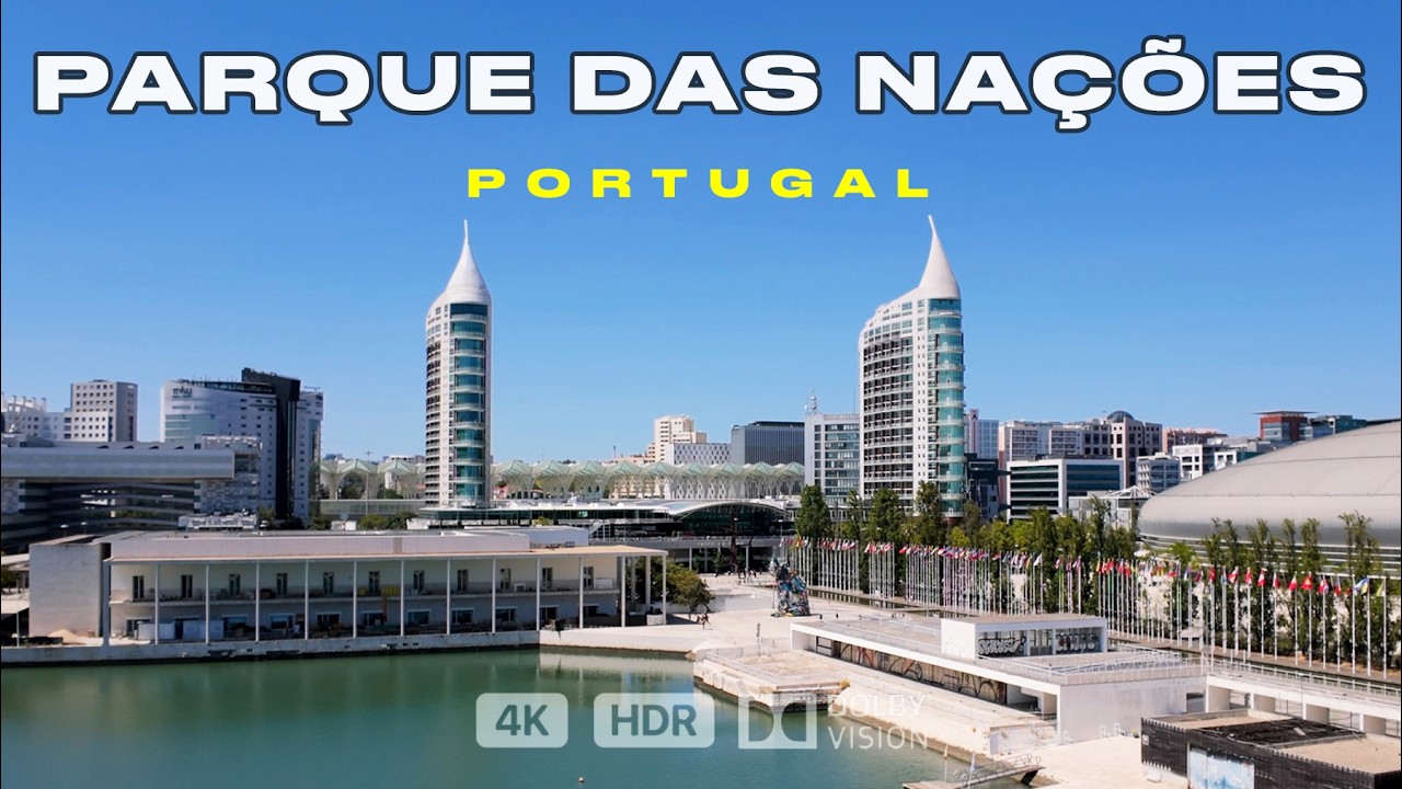 Лиссабон Португалия🇵🇹: Парк Наций: Самый современный район Лиссабона | 4K Walking Tour