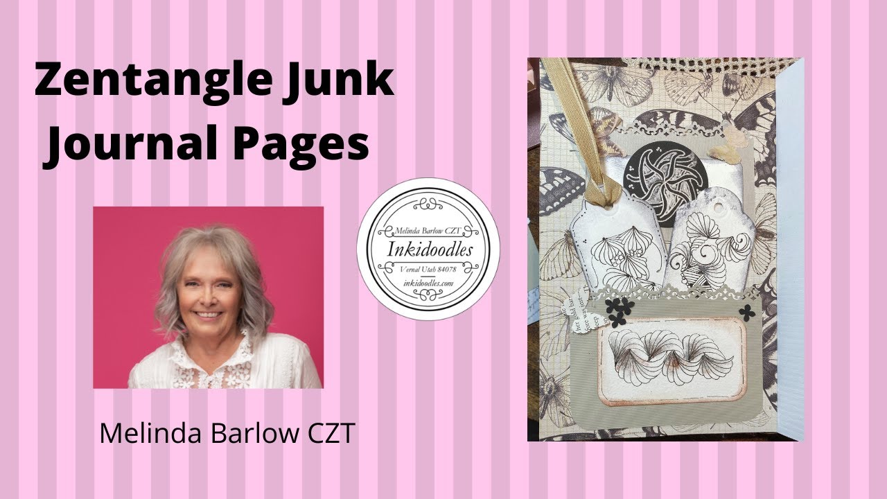 Zentangle Junk Journal pages